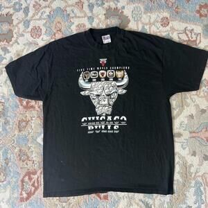 1997 Chicago Bulls Graphic T-Shirt Championship 5Th Title